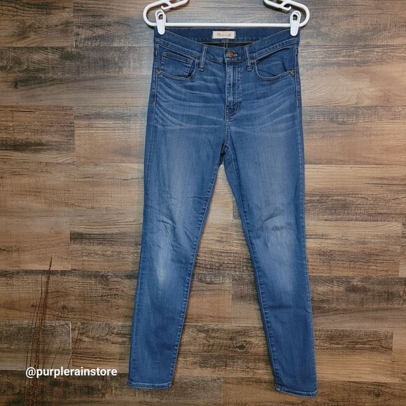 Madewell Jeans 28 Roadtripper High Rise Orson Wash H5804 Stretch Denim - Picture 1 of 12